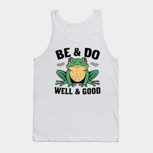 Be and Do Well and Good Frog Tank Top